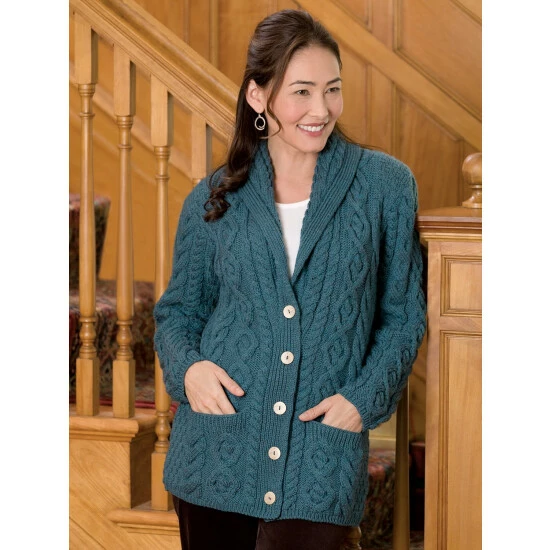 Hot Sale ๐คฉ Vermont Country Store ๐ฉ Women's Irish Supersoft Wool Shawl-Collar Cardigan Charcoal ๐ฏ 6 Hot Sale ๐คฉ Vermont Country Store ๐ฉ Women's Irish Supersoft Wool Shawl-Collar Cardigan Charcoal ๐ฏ - Image 6