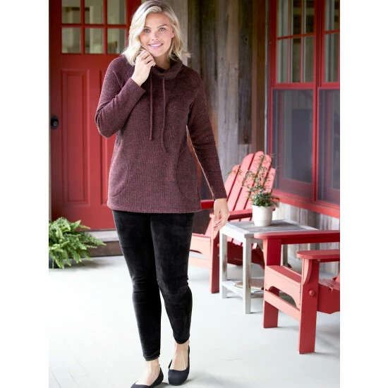 Cheapest ๐ฅ Vermont Country Store ๐ฉ Women's Dual-Layer Velour Leggings Blue โญ 3 Cheapest ๐ฅ Vermont Country Store ๐ฉ Women's Dual-Layer Velour Leggings Blue โญ - Image 3