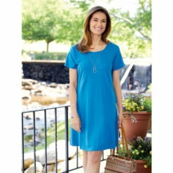 Best deal ⭐ Vermont Country Store Knee-Length Everyday 👗 Dress Black ⌛