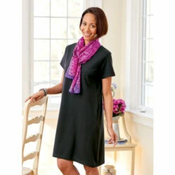 Best deal ⭐ Vermont Country Store Knee-Length Everyday 👗 Dress Black ⌛ -Outlet womens clothing Store unnamed file 149