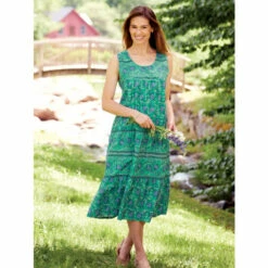 Best reviews of 🛒 Vermont Country Store Denim Pintuck Jumper 🥰 -Outlet womens clothing Store unnamed file 158