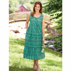 Best reviews of 🛒 Vermont Country Store Denim Pintuck Jumper 🥰 -Outlet womens clothing Store unnamed file 159