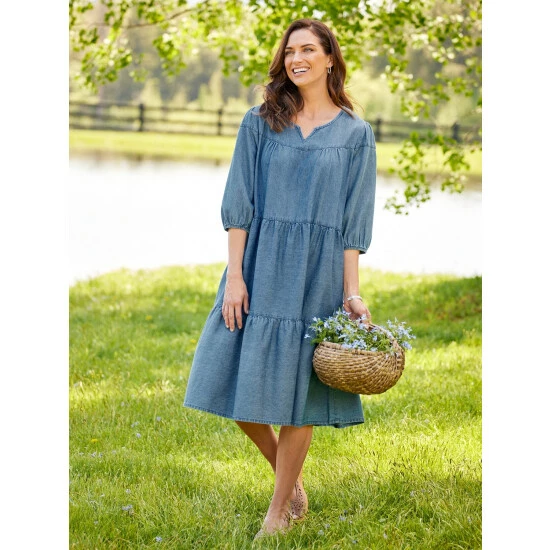 Deals ๐ M.MAC Rock Fish Mid-Length ๐ Dress Periwinkle ๐ 7 Deals ๐ M.MAC Rock Fish Mid-Length ๐ Dress Periwinkle ๐ - Image 7