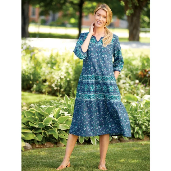 Best reviews of ⭐ Vermont Country Store Notch Neckline Muumuu With 3/4 Sleeves Blue 😀 6 Best reviews of ⭐ Vermont Country Store Notch Neckline Muumuu With 3/4 Sleeves Blue 😀 - Image 6
