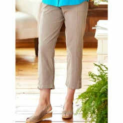 Top 10 ๐คฉ Vermont Country Store Crinkle Cotton Ankle-Length Pants Black ๐คฉ