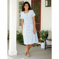 Top 10 🔥 Vermont Country Store 👩 Women's Crinkle Cotton Sleeveless Button-Front Top White 💯 -Outlet womens clothing Store unnamed file 208