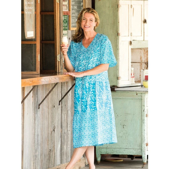 Hot Sale ✨ Vermont Country Store Tiered Muumuu With Flutter Sleeves Black ❤️ 3 Hot Sale ✨ Vermont Country Store Tiered Muumuu With Flutter Sleeves Black ❤️ - Image 3