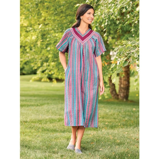 Coupon ๐งจ Vermont Country Store Cool Stripe Seersucker Muumuu Fuchsia ๐ 1 Coupon ๐งจ Vermont Country Store Cool Stripe Seersucker Muumuu Fuchsia ๐