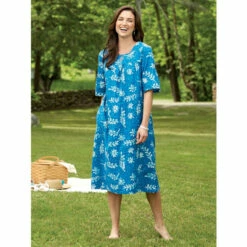 Promo โญ Vermont Country Store ๐ฉ Women's All-Cotton Long-Sleeve Crewneck Tee Black โญ