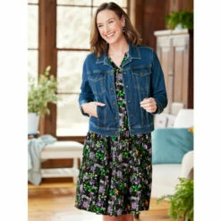 Best Sale 🛒 Vermont Country Store 👩 Women's Irish Supersoft Wool 3-Button Long Cardigan Teal 😀 -Outlet womens clothing Store unnamed file 350