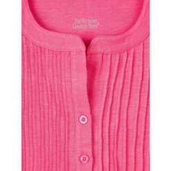 Best Sale 💯 Vermont Country Store Soft Knit A-Line Pintuck Tunic Top Fuchsia 🥰 -Outlet womens clothing Store unnamed file 436