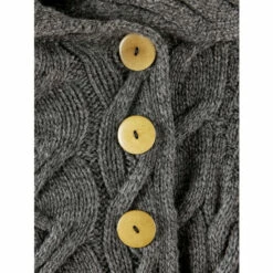 Best Sale 🛒 Vermont Country Store 👩 Women's Irish Supersoft Wool 3-Button Long Cardigan Teal 😀 -Outlet womens clothing Store unnamed file 463