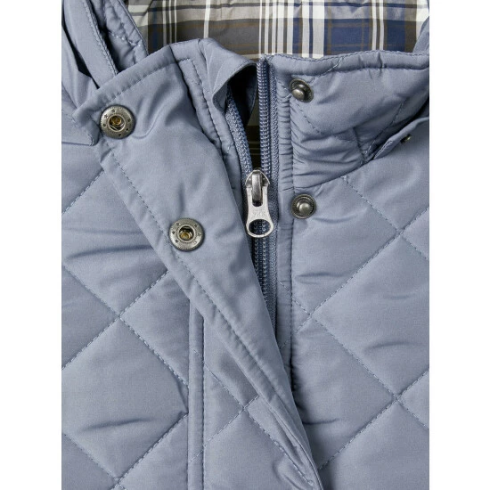 Cheap π Vermont Country Store π© Women's Quilted π§₯ Coat With Removable Hood Gray/blue β¨ 3 Cheap π Vermont Country Store π© Women's Quilted π§₯ Coat With Removable Hood Gray/blue β¨ - Image 3