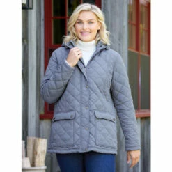 Cheap π Vermont Country Store π© Women's Quilted π§₯ Coat With Removable Hood Gray/blue β¨ 11 Cheap π Vermont Country Store π© Women's Quilted π§₯ Coat With Removable Hood Gray/blue β¨ -Outlet womens clothing Store unnamed file 474
