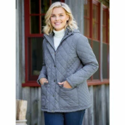 Cheap π Vermont Country Store π© Women's Quilted π§₯ Coat With Removable Hood Gray/blue β¨ 13 Cheap π Vermont Country Store π© Women's Quilted π§₯ Coat With Removable Hood Gray/blue β¨ -Outlet womens clothing Store unnamed file 476