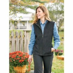 Best Pirce 🔔 Vermont Country Store 👩 Women's Classic Long-Sleeve Chambray 👕 Shirt Denim ✨ -Outlet womens clothing Store unnamed file 516