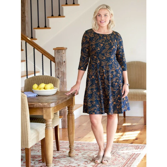 Cheapest ๐ Ella Simone Fit-and-Flare Etched Floral ๐ Dress Navy โค๏ธ 1 Cheapest ๐ Ella Simone Fit-and-Flare Etched Floral ๐ Dress Navy โค๏ธ