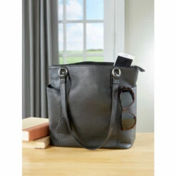 Best reviews of 🌟 Ella Simone Weston Everyday Leather Tote Black ❤️ -Outlet womens clothing Store unnamed file 574