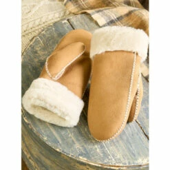 Wholesale 🛒 Vermont Country Store 👩 Women's Sheepskin Mittens Chestnut 👏