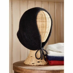 Cheapest ⭐ Vermont Country Store 👩 Women's Mohair-Blend Bonnet Black 🎁 -Outlet womens clothing Store unnamed file 588