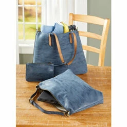 Hot Sale 😍 Vermont Country Store 3 In 1 Tote Brushed Black 😀 -Outlet womens clothing Store unnamed file 614