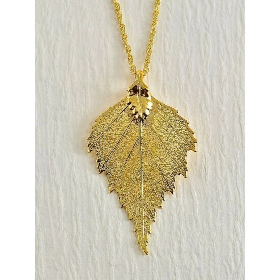 Deals π Vermont Country Store Birch Leaf Necklace Red 𧨠2 Deals π Vermont Country Store Birch Leaf Necklace Red 𧨠- Image 2