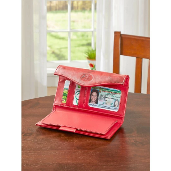 Top 10 ๐ Buxton ๐ฉ Women's Leather Organizer Clutch Brown ๐ 4 Top 10 ๐ Buxton ๐ฉ Women's Leather Organizer Clutch Brown ๐ - Image 4