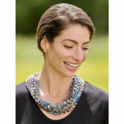 Wholesale 🔥 Vermont Country Store Scarf Necklace Eye Of The Tiger 👍 -Outlet womens clothing Store unnamed file 697