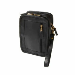 Best Sale 😀 Vermont Country Store Leather Travel Crossbody Organizer Dark Brown 💯 -Outlet womens clothing Store unnamed file 719