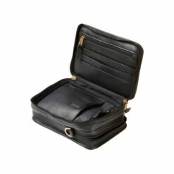 Best Sale 😀 Vermont Country Store Leather Travel Crossbody Organizer Dark Brown 💯 -Outlet womens clothing Store unnamed file 720