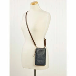 Coupon 🌟 Vermont Country Store Travel Companion Crossbody Leather Pouch Black 🔔 -Outlet womens clothing Store unnamed file 727