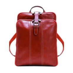 New 😍 Vermont Country Store Italian Leather 🎒 Backpack Black ⌛