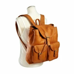 Cheapest 🎁 Vermont Country Store Classic Leather Drawstring 🎒 Backpack Tan 🔥 -Outlet womens clothing Store unnamed file 760