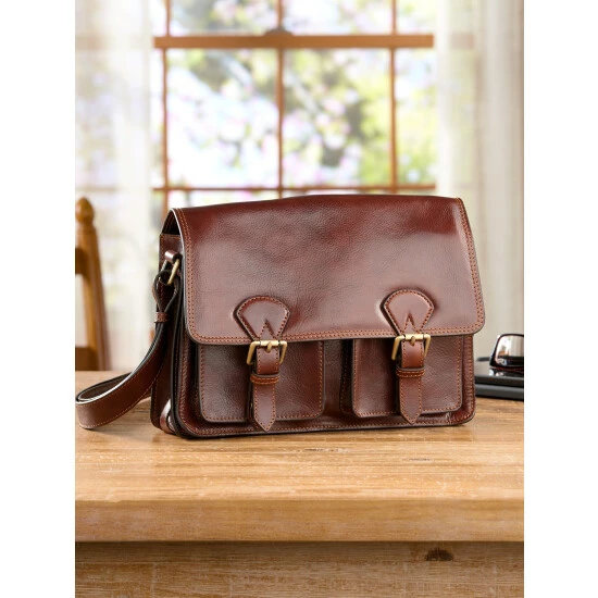 Cheapest ๐ฅ Vermont Country Store Italian Leather Messenger Bag Olive ๐ 5 Cheapest ๐ฅ Vermont Country Store Italian Leather Messenger Bag Olive ๐ - Image 5