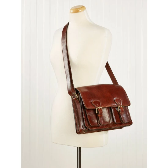 Cheapest ๐ฅ Vermont Country Store Italian Leather Messenger Bag Olive ๐ 6 Cheapest ๐ฅ Vermont Country Store Italian Leather Messenger Bag Olive ๐ - Image 6