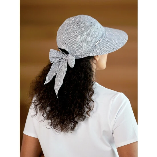 Flash Sale ๐ Vermont Country Store ๐ฉ Women's Floral Sun Visor โพ Baseball Hat With Bow Navy โค๏ธ 5 Flash Sale ๐ Vermont Country Store ๐ฉ Women's Floral Sun Visor โพ Baseball Hat With Bow Navy โค๏ธ - Image 5