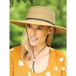 Deals 🔔 Vermont Country Store 👩 Women's Big Brim Woven Sun Hat Coffee 🎉 -Outlet womens clothing Store unnamed file 794