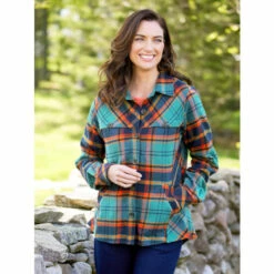 Coupon 😍 Vermont Country Store 👩 Women's Supersoft Fleece Pullover With Shawl Collar Purple ❤️ -Outlet womens clothing Store unnamed file 82