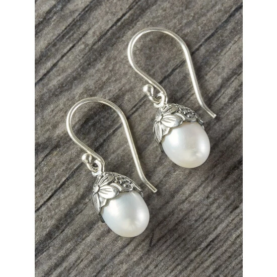 New β¨ Vermont Country Store Pearl And Sterling Silver Floral Drop Earrings π 1 New β¨ Vermont Country Store Pearl And Sterling Silver Floral Drop Earrings π