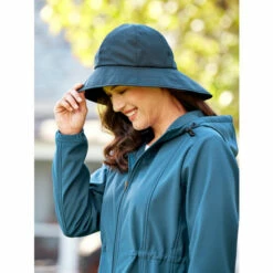 Brand new ❤️ Vermont Country Store Sou'Wester Nylon Rain Hat For Men And 👩 Women Navy 😍 -Outlet womens clothing Store unnamed file 843