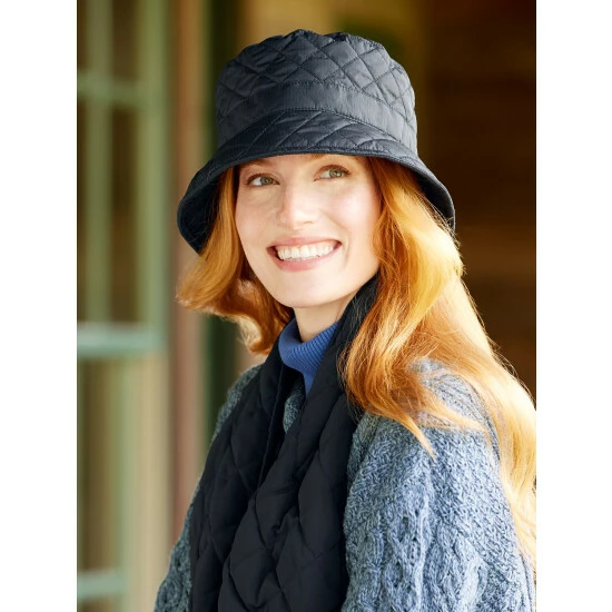 Best Sale π Vermont Country Store π© Women's All-Weather Hat With Ear Flaps Black π 4 Best Sale π Vermont Country Store π© Women's All-Weather Hat With Ear Flaps Black π - Image 4