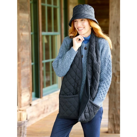 Best Sale π Vermont Country Store π© Women's All-Weather Hat With Ear Flaps Black π 5 Best Sale π Vermont Country Store π© Women's All-Weather Hat With Ear Flaps Black π - Image 5