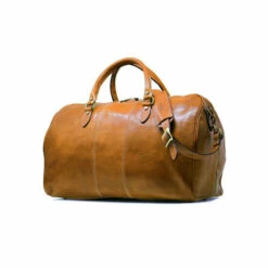 Best Sale โค๏ธ Vermont Country Store Italian Leather Duffle Black ๐