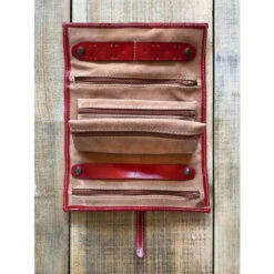 Wholesale 🔥 Vermont Country Store Italian Leather Jewelry Roll Brown ❤️ -Outlet womens clothing Store unnamed file 881