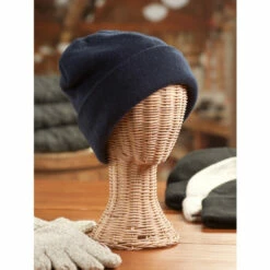 Budget 🌟 Vermont Country Store Men's And 👩 Women's Ragg ⌚ Watch Cap Navy 💯