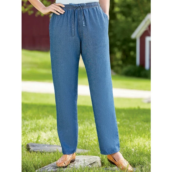 Best reviews of βοΈ Vermont Country Store π© Women's Cotton Denim Pull-On Pants π 4 Best reviews of βοΈ Vermont Country Store π© Women's Cotton Denim Pull-On Pants π - Image 4